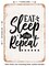 DECORATIVE METAL SIGN - Eat Sleep Fish Repeat - Vintage Rusty Look